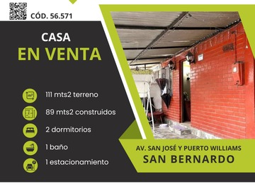 Venta / Casa / San Bernardo