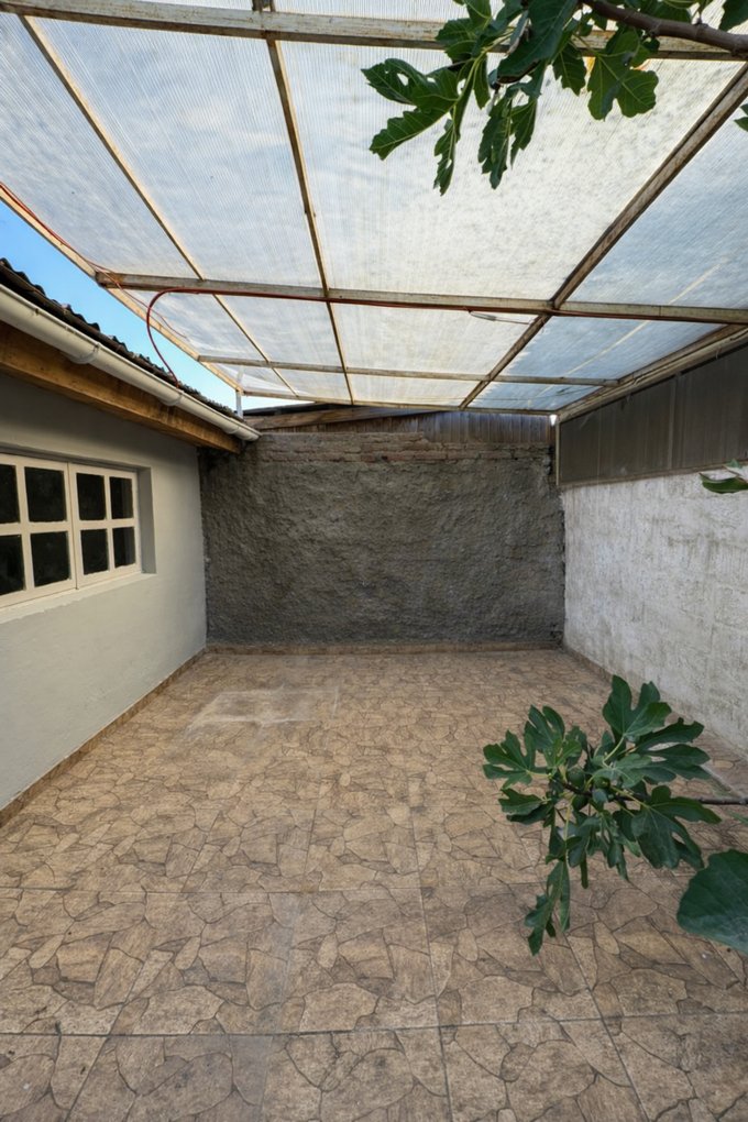 Patio trasero techado