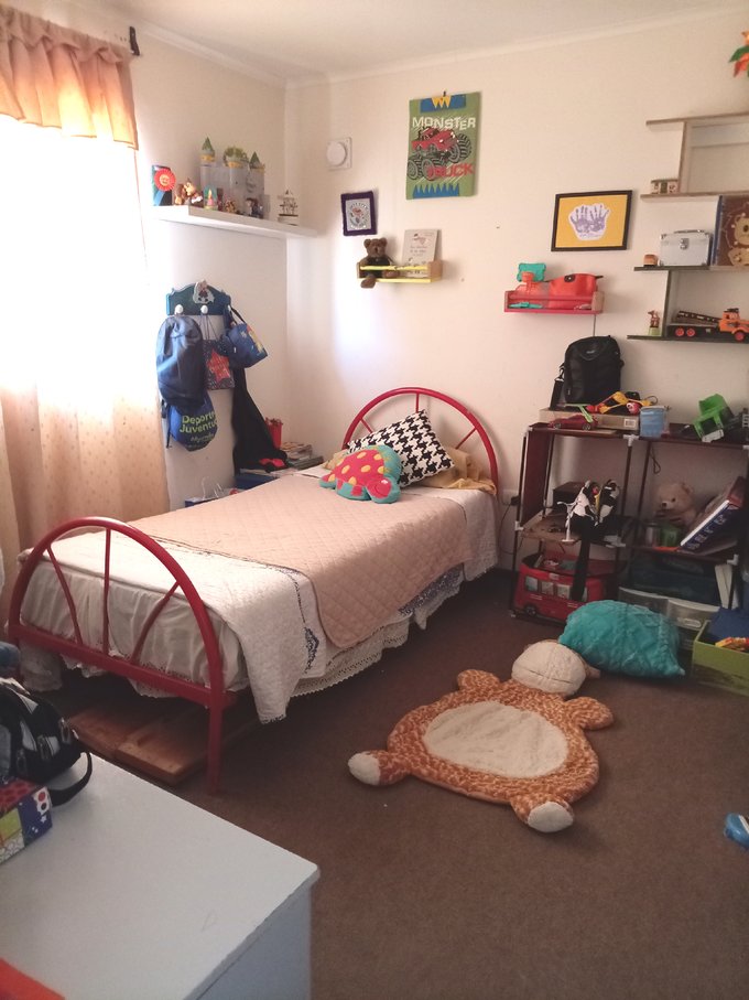 Amplias habitaciones con closet