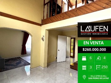 Venta / Casa / San Pedro de la Paz