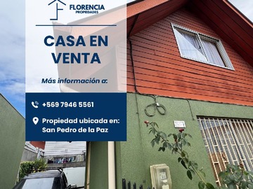 Venta / Casa / San Pedro de la Paz