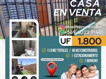 Venta / Casa / San Pedro de la Paz