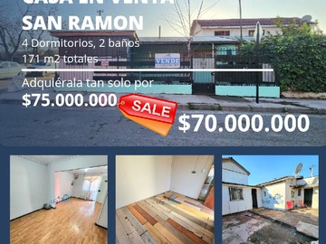 Venta / Casa / San Ramón