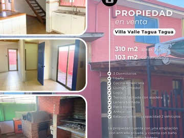 Venta / Casa / San Vicente de Tagua Tagua