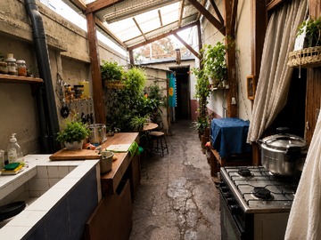 Aquí pasillo externo o mini patio que es usado como cocina.