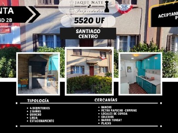 Venta / Casa / Santiago