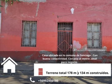 Venta / Casa / Santiago