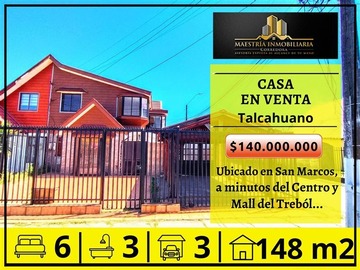 Venta / Casa / Talcahuano