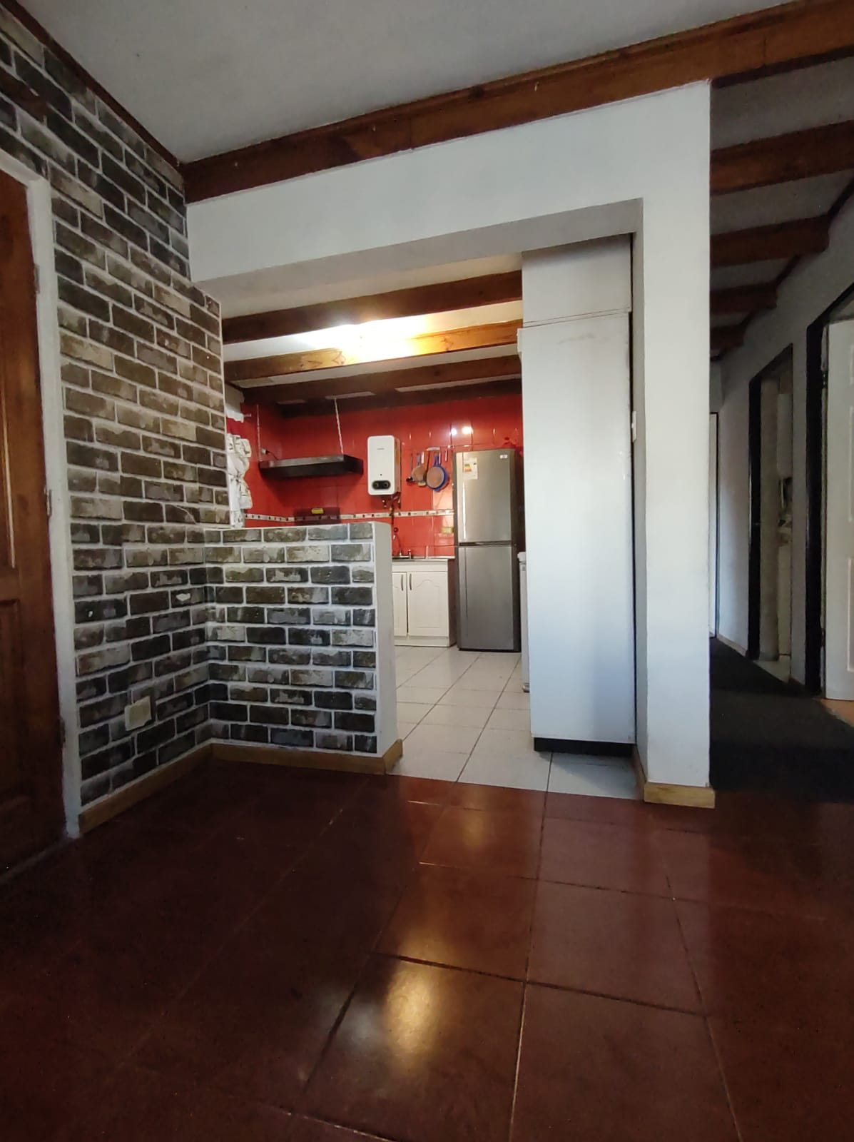 Vista de cocina americana