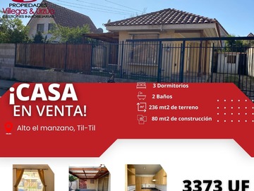 Venta / Casa / Til til