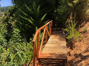 Acceso a cabaña superior