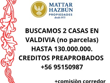 Venta / Casa / Valdivia