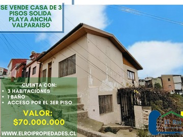 Venta / Casa / Valparaíso