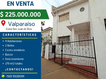Venta / Casa / Valparaíso
