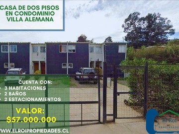 Venta / Casa / Villa Alemana