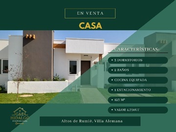 Venta / Casa / Villa Alemana