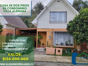 Venta / Casa / Villa Alemana