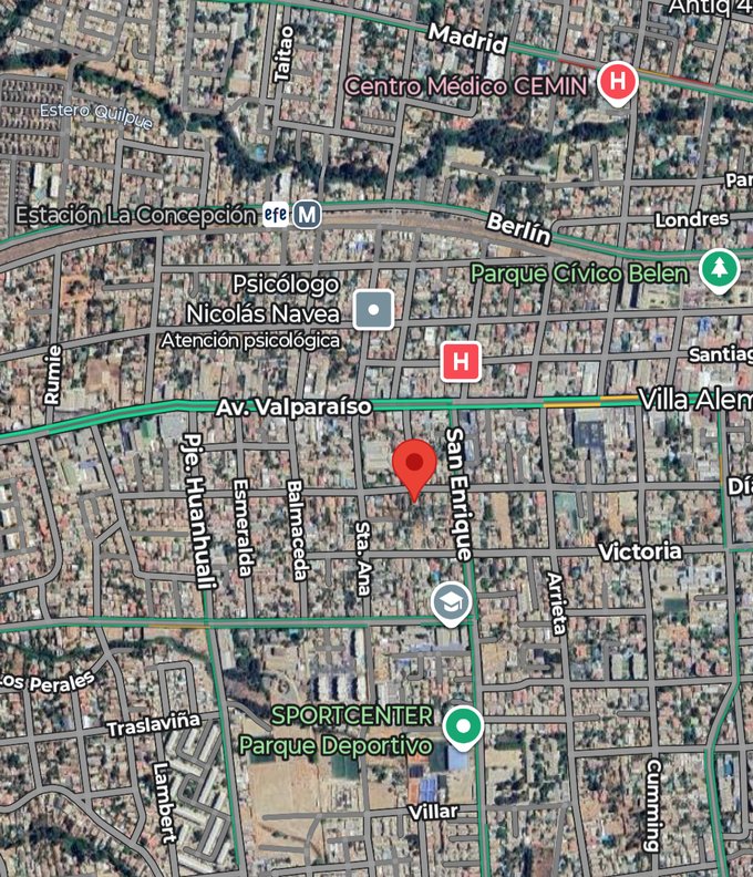 Acceso directo a comercio, servicios, locomocion