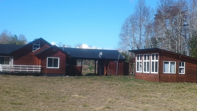 Casa con vista al volcán