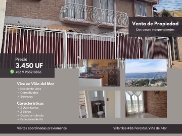 Venta / Casa / Viña del Mar