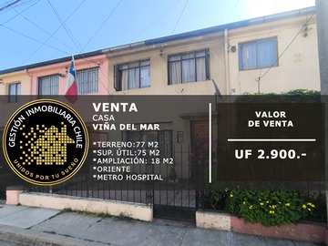 Venta / Casa / Viña del Mar