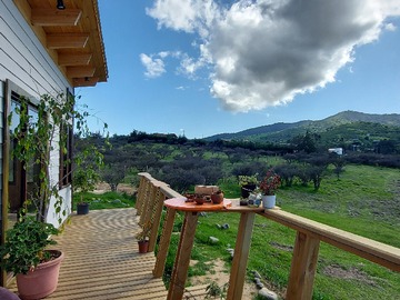 Terraza con bella vista para contemplar la naturaleza.