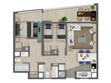 Venta / Departamento / Algarrobo