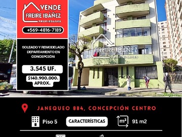 Venta / Departamento / Concepción