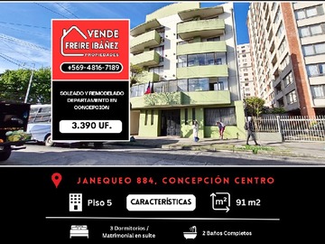 Venta / Departamento / Concepción