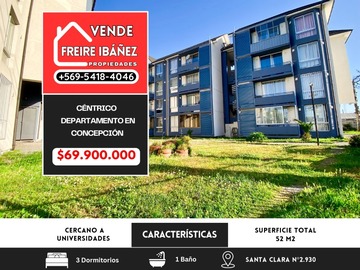 Venta / Departamento / Concepción