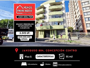 Venta / Departamento / Concepción