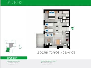 Venta / Departamento / Concón