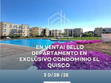 Venta / Departamento / El Quisco