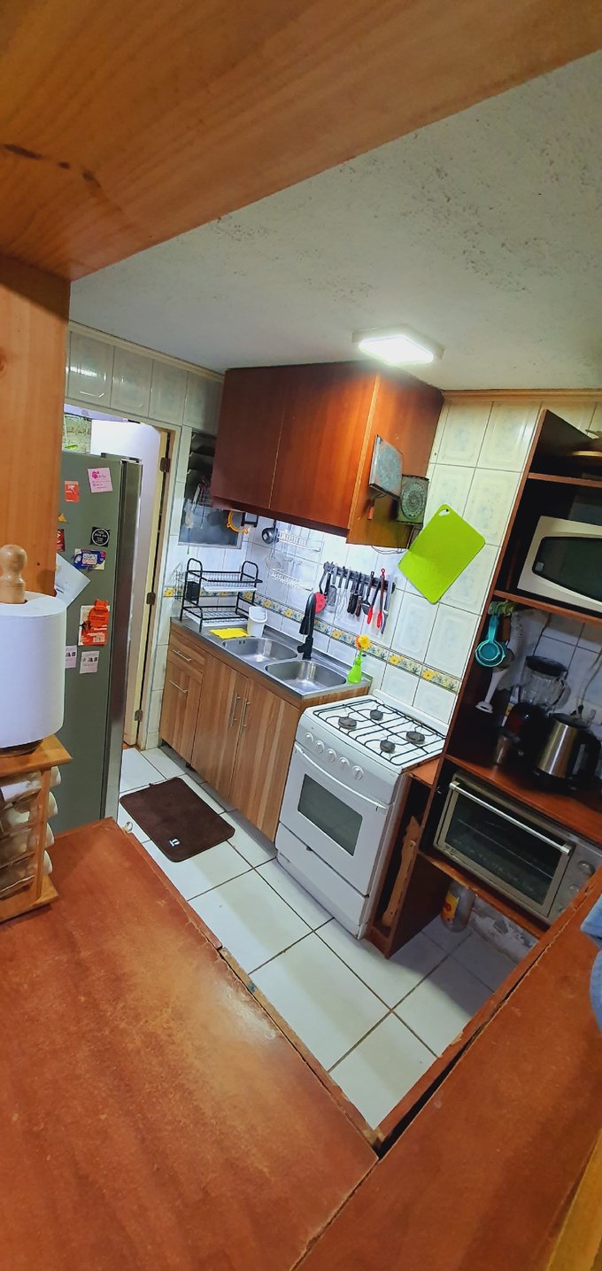 amplia cocina americana