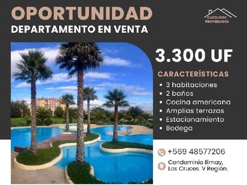 Venta / Departamento / El Tabo