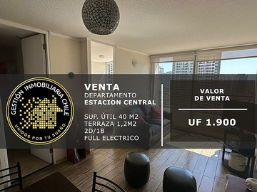 Venta / Departamento / Estación Central