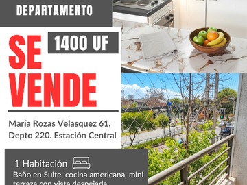 Venta / Departamento / Estación Central