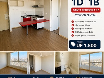 Venta / Departamento / Estación Central