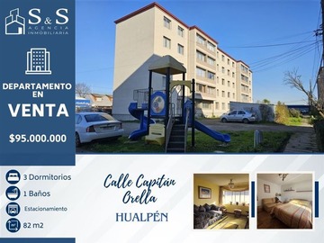 Venta / Departamento / Hualpén