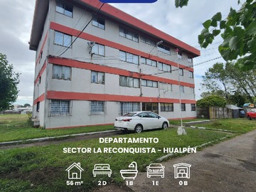 Venta / Departamento / Hualpén