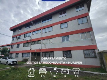 Venta / Departamento / Hualpén