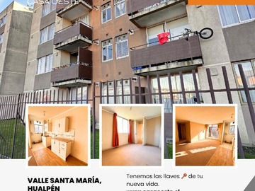 Venta / Departamento / Hualpén