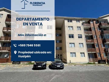 Venta / Departamento / Hualpén