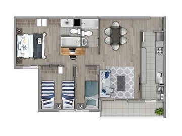 Venta / Departamento / Huechuraba