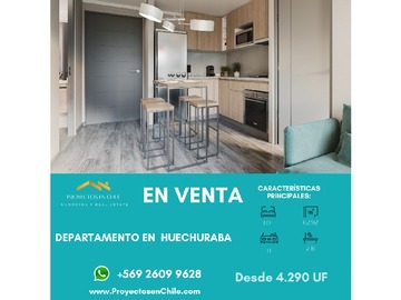 Venta / Departamento / Huechuraba