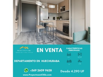 Venta / Departamento / Huechuraba