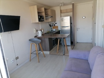 sala de estar y cocina