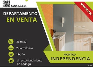 Venta / Departamento / Independencia