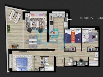 Venta / Departamento / Iquique