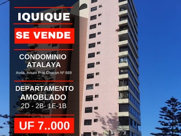 Venta / Departamento / Iquique